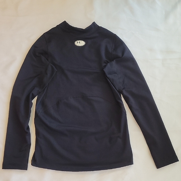 Under Armour Black Long Sleeve Top YLG - Picture 5 of 7